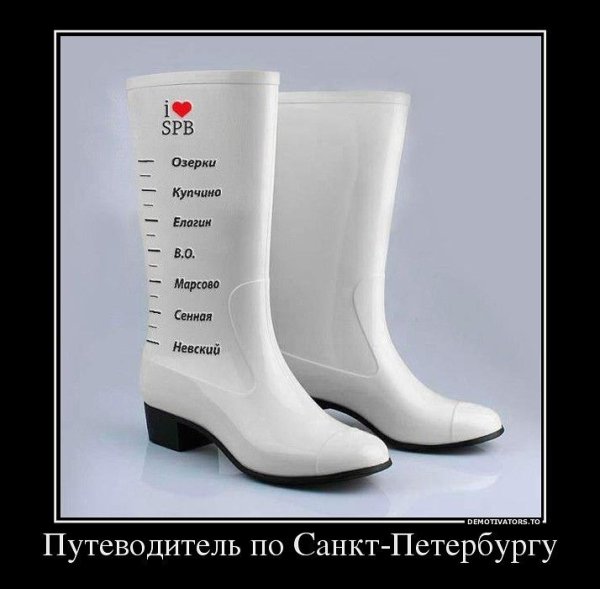 Резиновые сапоги юмор