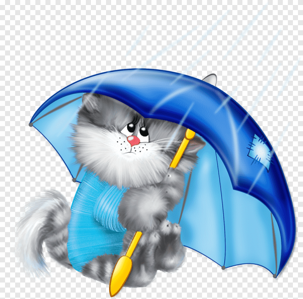 Зонт с котятами