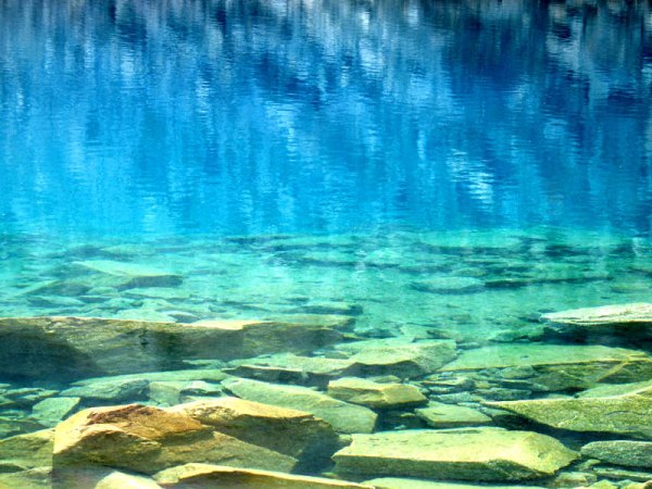 Дно озера Байкал