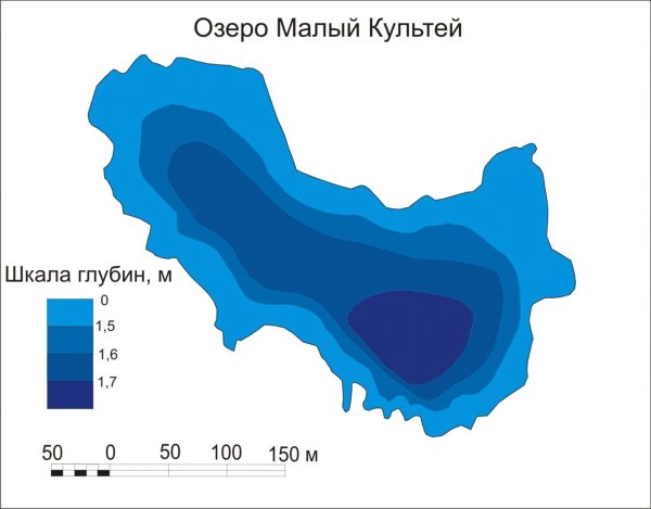 Озеро глубина цвета