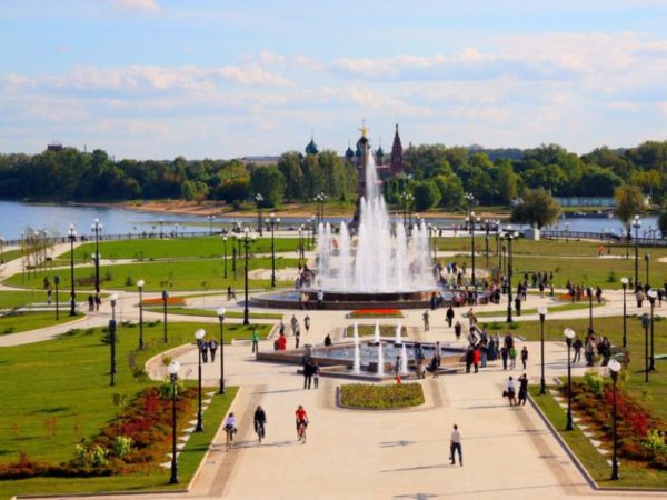 Ярославль набережная стрелка