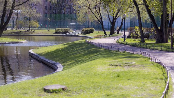 Юсуповский сад тропинки