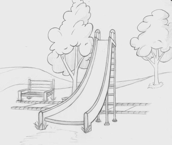 Рисунок парка