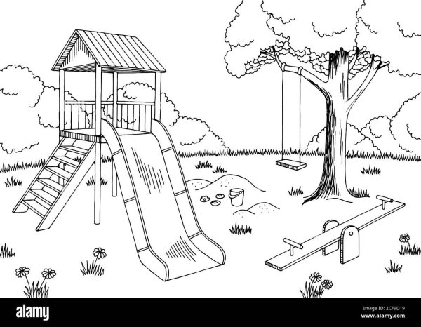 Детская площадка для раскрашивания