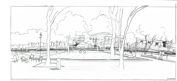 Наброски парка