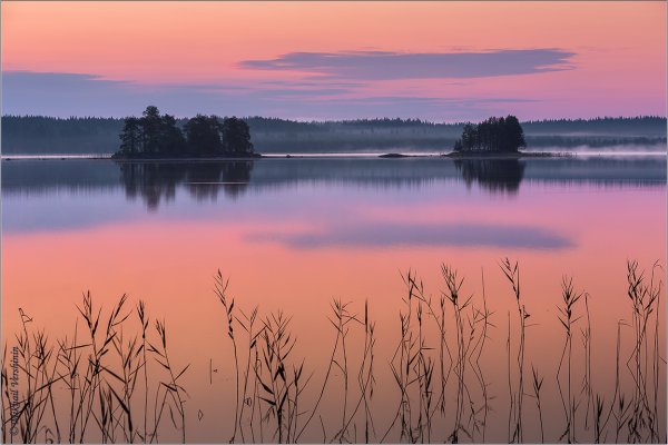 Тихое озеро Карелия