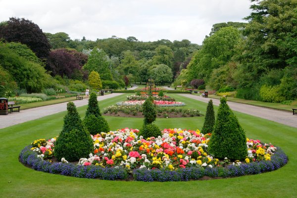 Императорский парк клумба