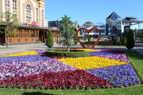 Парк цветник в Кисловодске