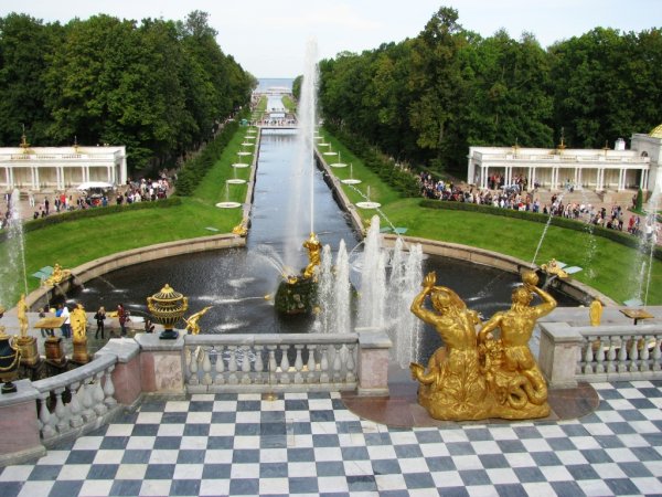 Петергоф Нижний парк фонтаны