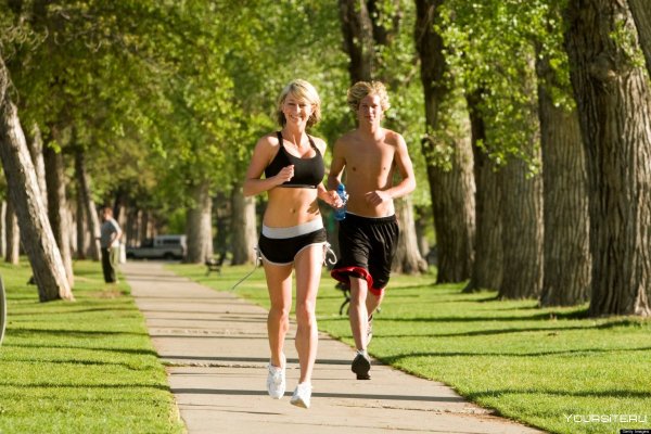 Утренняя пробежка в парке