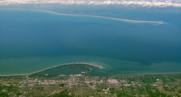 Озеро Эри Северная Америка