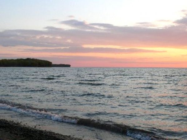 Фото озеро Эри Кливленд