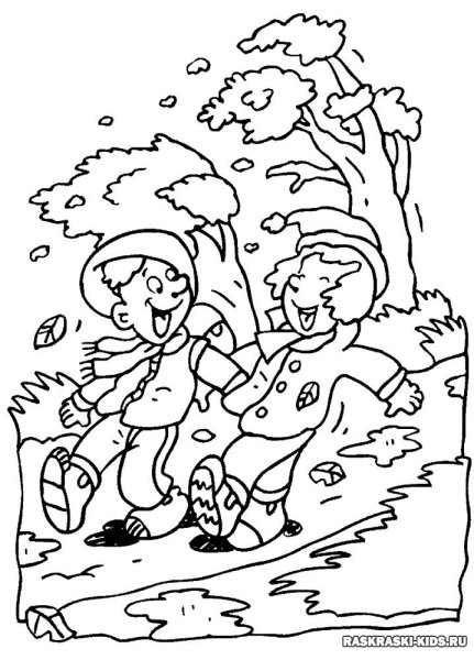 Ветер раскраска