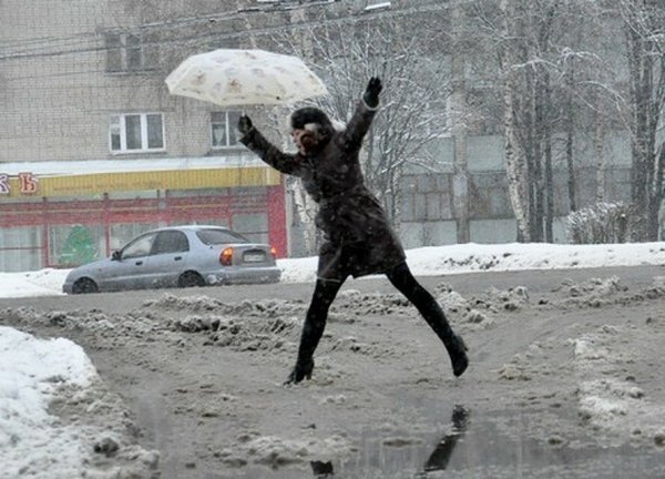 Дождь зимой приколы