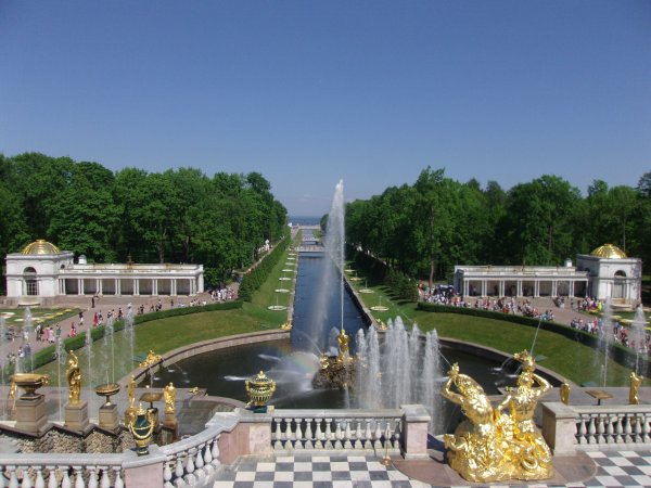 Петергоф фонтаны большой Петергофский дворец