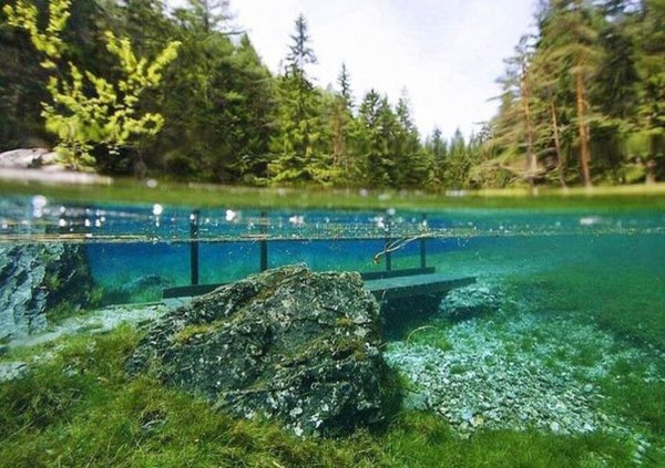 Зеленое озеро Грюнер Зее