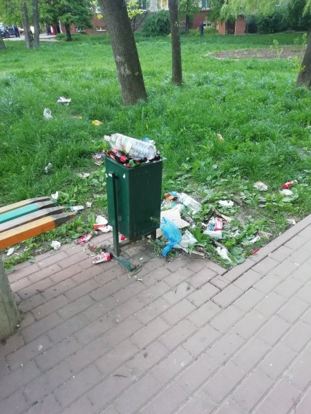 Мусорка в парке