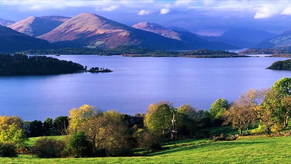Достопримечательности Шотландии озеро лох ломонд