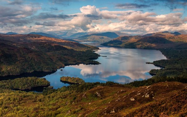 Лох ломонд озеро Шотландия