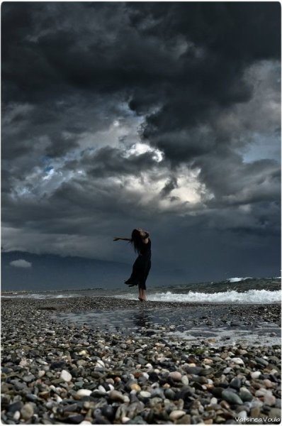 Одиночество на берегу моря