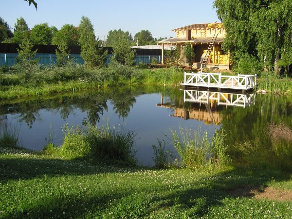 Земельный участок у водоема