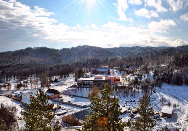 Хвалынский парк отель зимой
