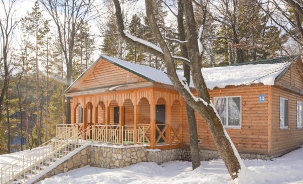 Хвалынский парк отель зимой