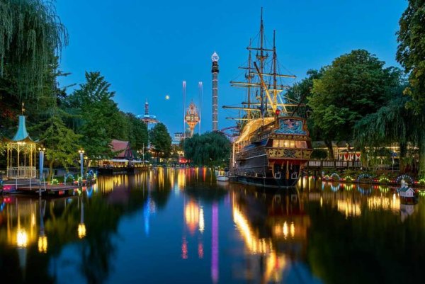 Парк развлечений Тиволи Копенгаген