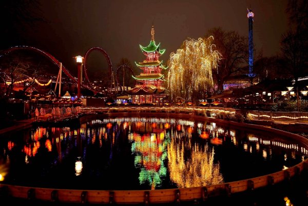 Парк развлечений Тиволи Копенгаген