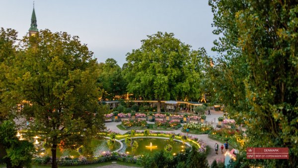 Сады Тиволи, Копенгаген, Дания (Tivoli Gardens)