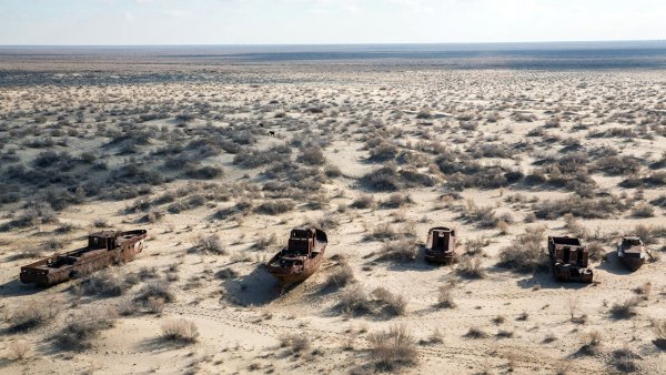 Аральское море в 70 годы