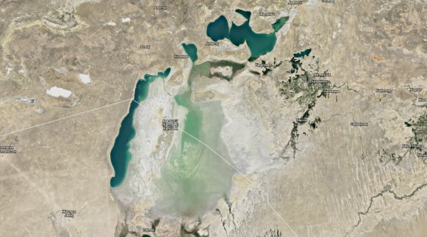 Площадь озера Аральское море
