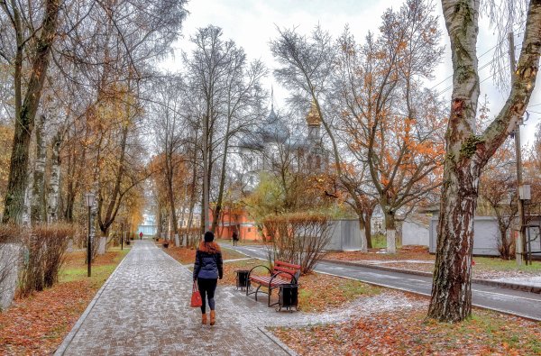 Поздняя осень в городе