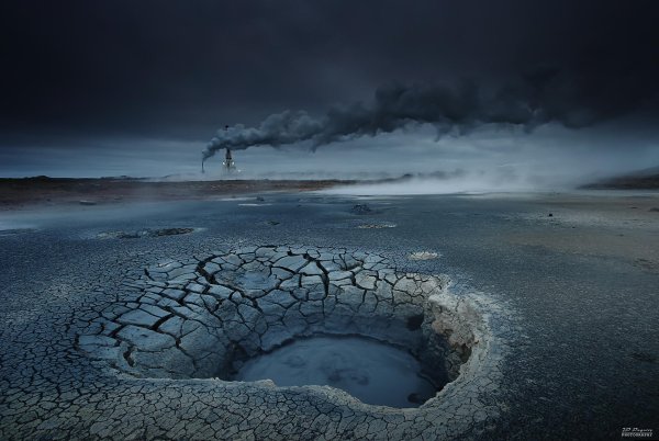 Озеро высохло