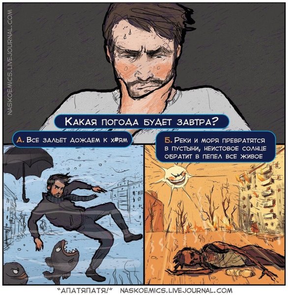 Комиксы про погоду