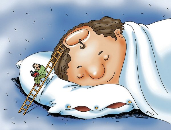 Сонный карикатура