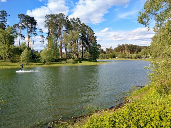 Лебяжье озеро Казань парк