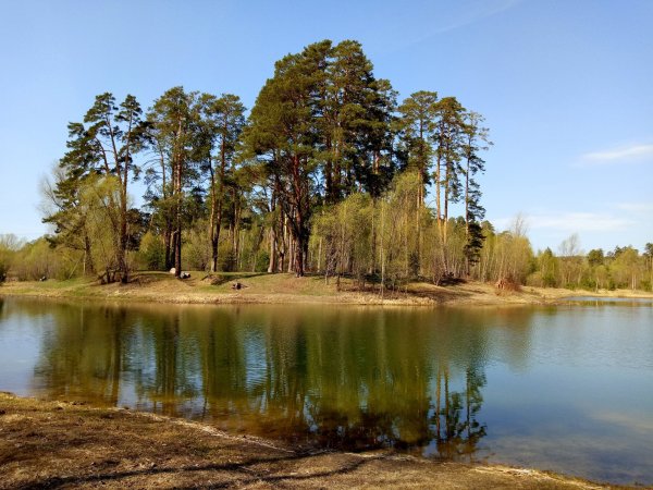 Озеро большое Лебяжье Казань