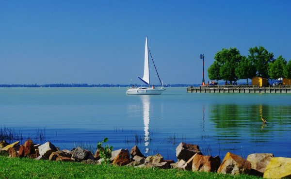 Озеро Балатон Венгрия фото