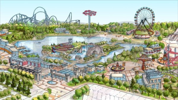 Проект парка развлечений