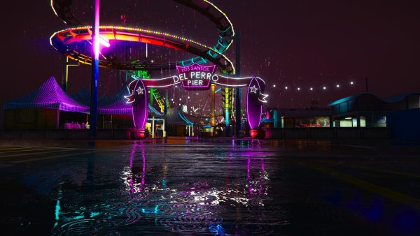 Ночной Лос Сантос GTA 5