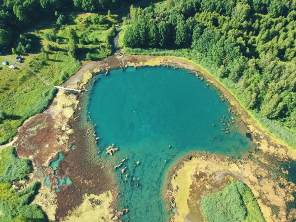 Голубое озеро Павловский район