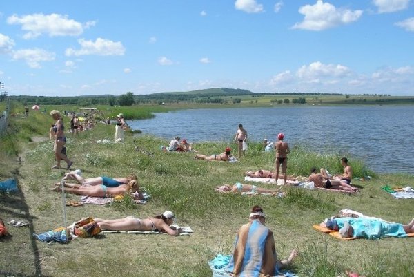 Озеро Тагарское Красноярский