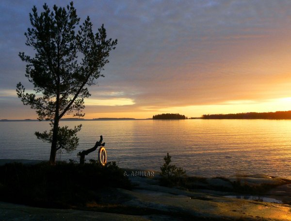 Озеро Оснен Швеция