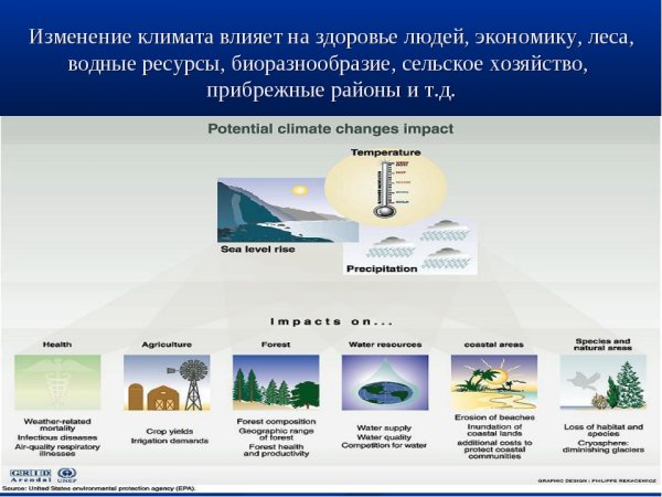 Глобальное изменение климата причины и последствия