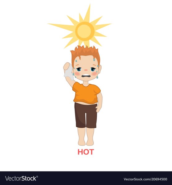 Жарко картинка для детей