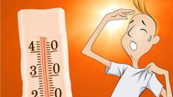 Жарко рисунок