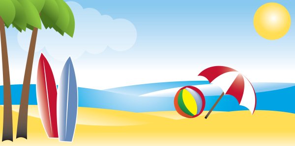 Лето жара вектор