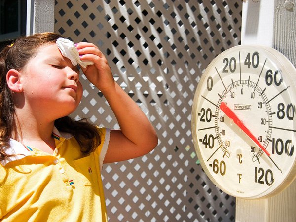 Очень жарко