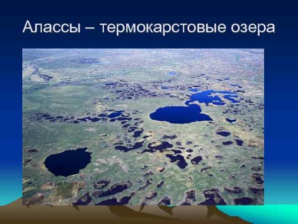 Термокарстовые провальные озера